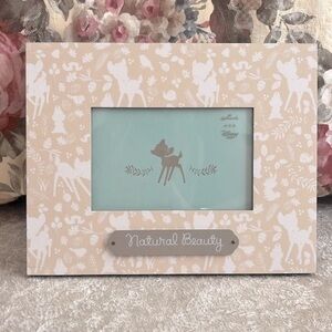 Brand New Hallmark Disney Baby “Natural Beauty” Bambi Picture Frame 4”x6” Photo